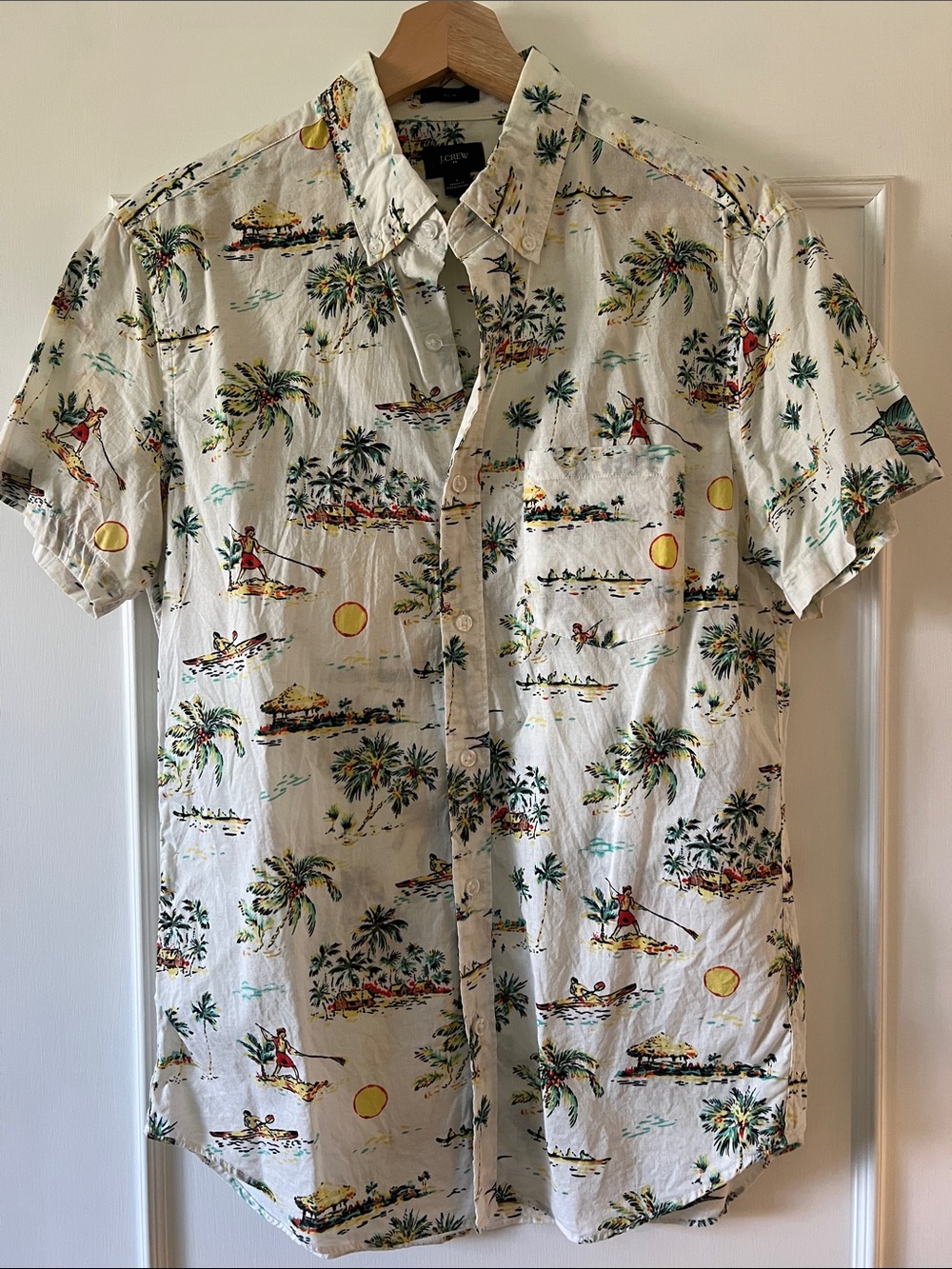 J. Crew Short-Sleeved Button Shirt